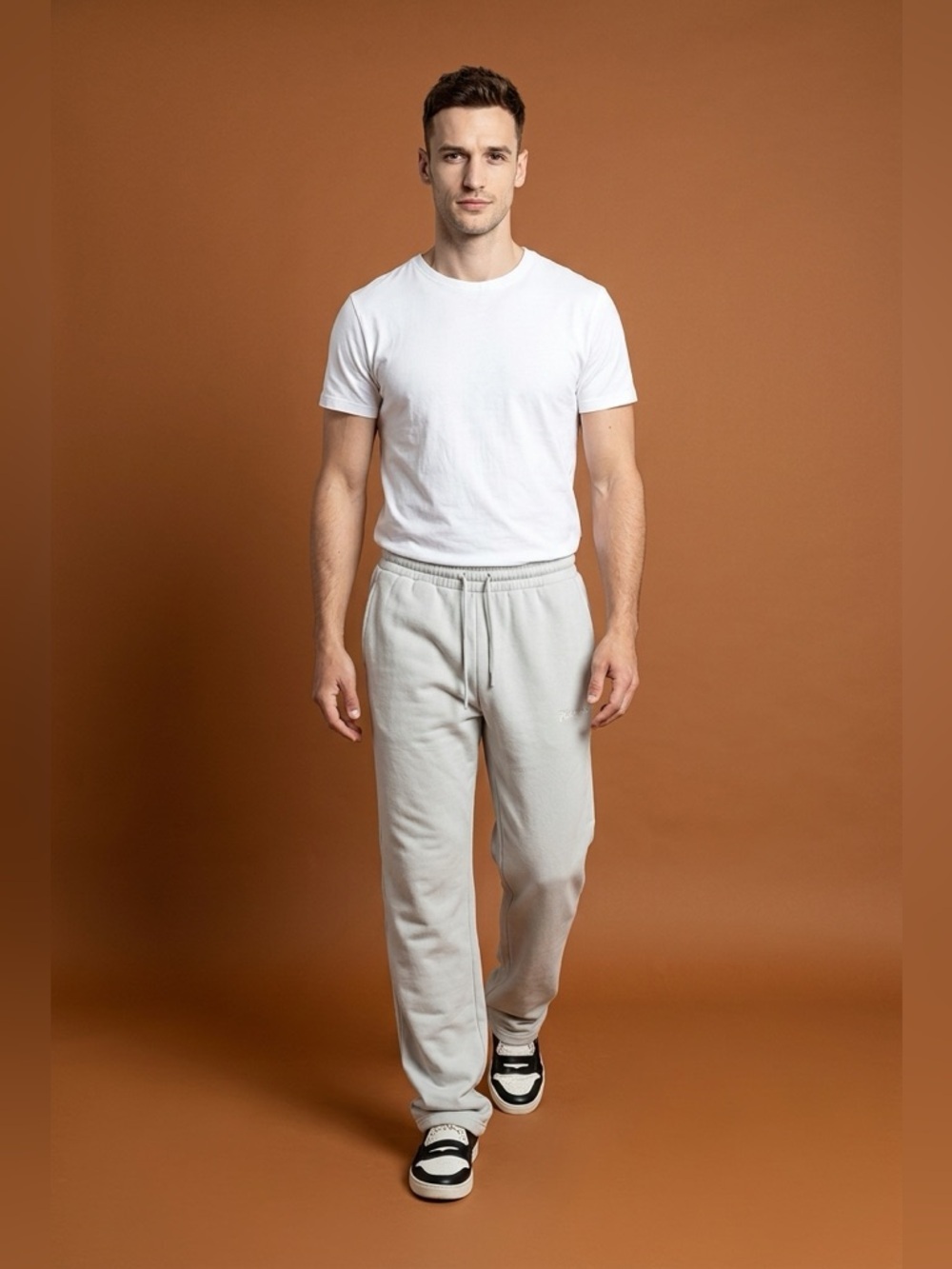 NWT di KAPPA Men’s Gray Robe Giovani Vulcani Sweatpants Joggers - XXL
